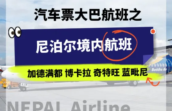 尼泊爾公共交通,加德滿都/博卡拉/奇特旺/藍毗尼/盧卡拉/喬姆之間嘅佛祖/雪人比大巴快好多嘅交通