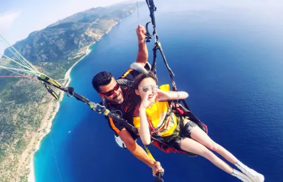 土耳其滑翔傘費特希耶滑翔傘一日遊死海海灘／市區上門接送