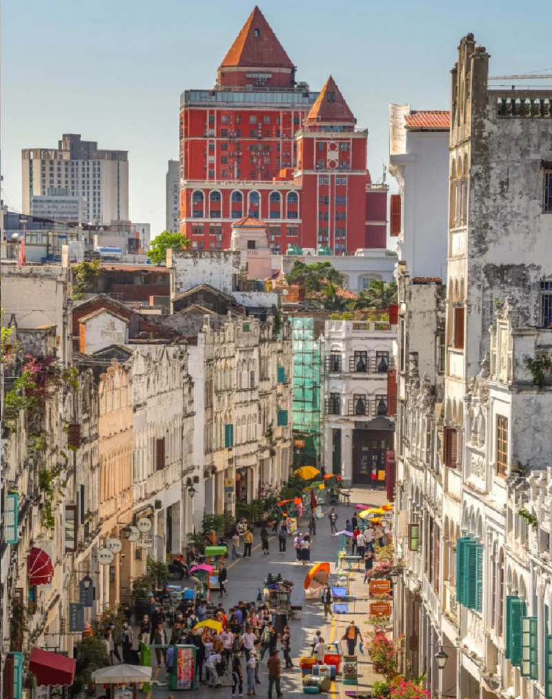 Haikou|Sotte Porticos Streets Maikou|Haikou Clock Tower|Century Park|1-day tour at Haidananmenyeshi xx