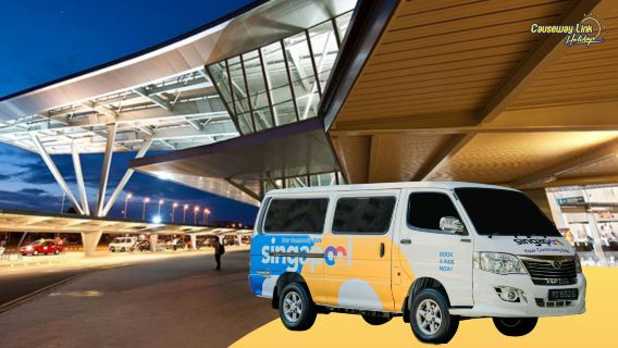 Singapore (Island-wide) to Senai Airport Private EV Van Charter by Causeway Link Holidays