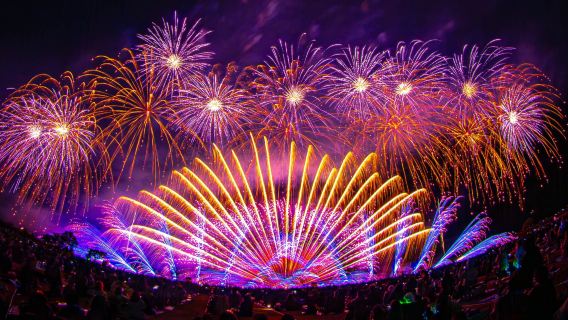 日本福岡來回|九州八代全國花火競技大會煙花秀|贈送特別紀念品