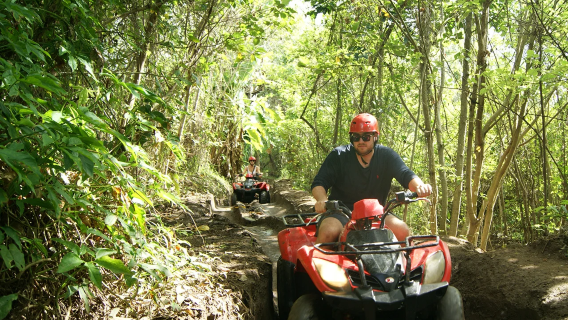 Aventura en quad por el río Beji con comida y traslado al hotel opcional|ATV en Ubud