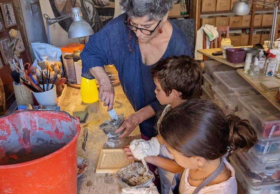 Mosaic-Making Workshop in Rome's Trastevere