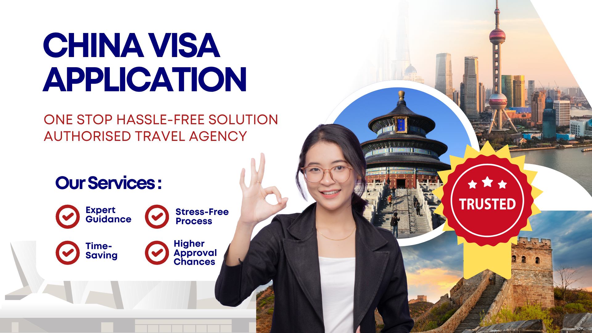 Visa to China Application Service from Singapore - (L) Tourist Visa