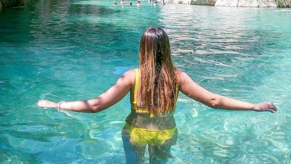 Montanejos Hot Springs & Girlfriend Waterfall: Guided Tour from Valencia + Lunch