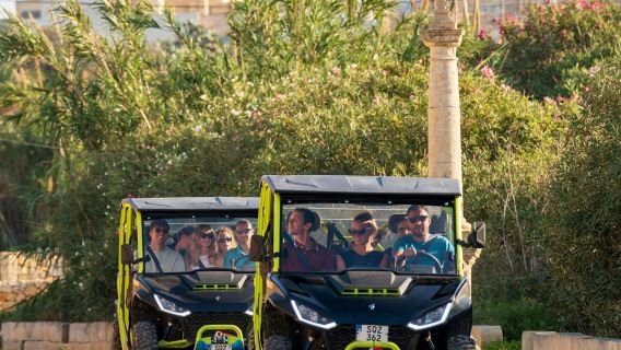 Gozo y Comino: Excursión guiada en UTV + Traslados + Paseo en barco + Comida