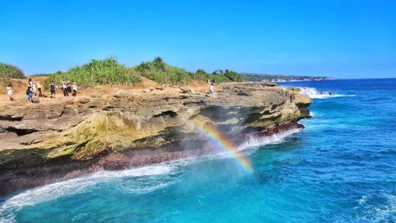 Excursion d'une journée à Bali avec aller-retour vers Nusa Lembongan et la partie ouest de Nusa Penida [Kelingking Beach + Devil's Tear]