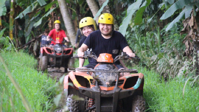 ทัวร์ 1 วัน บาหลี ATV สําหรับบุคคลเดียว/คู่ + ล่องแพแม่น้ําอยุง พร้อมรถรับส่งและอาหารกลางวัน