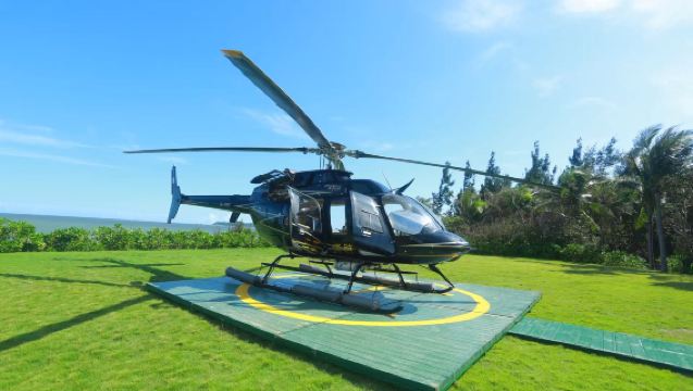 Penerbangan Helikopter Sanya untuk Pemandangan Udara Rendah [Pengalaman Mewah Ringan | Sesuai untuk Semua Usia | Check-in Udara dengan Helikopter | Lawatan Udara | Teluk Haitang | Pulau Wuzhizhou | Pulau Phoenix]
