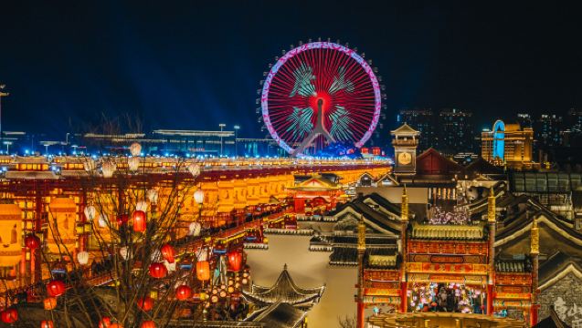 Lawatan sehari dari Baoding ke Tangshan Yan + Jalan Lama Hetou (termasuk pemandangan malam)