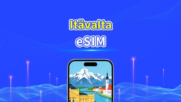Itävalta eSIM | Nopea nettiyhteys | 5G/4G | Päiväpaketti/datapaketti | 24 tuntia | 1–30 päivää | QR-koodi