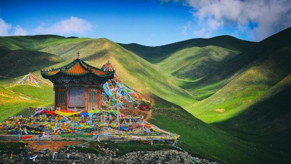 Excursion d'une journée à Xining : Lac Qinghai + Lac salé de Chaka + Montagne du Soleil et de la Lune - Découvrez trois sites sacrés en une journée