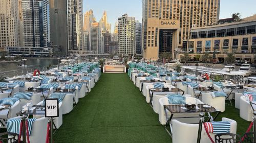 Dubai Marina Dinner Cruise Lotus Royale Mega Yacht - United Arab Emirates Transport Passes 9