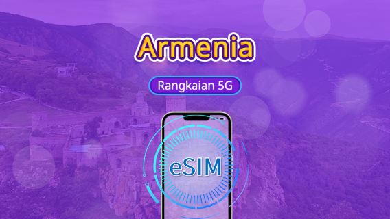 Armenia | 5G eSIM | Sokong Tik Tok dan chat GPT | Pakej harian/pakej data | Caj mengikut 24 jam | 1-30 hari | Kod QR