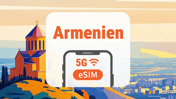 Armenien 5G eSIM | Dual-Netzwerk • KI-Apps & TikTok | 1–30 Tage | QR-Code