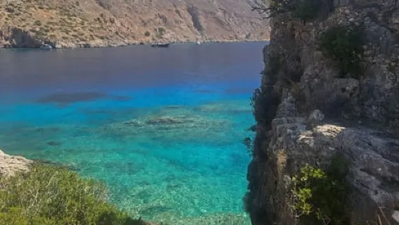 From Chania: Day trip to Loutro Beach & Village with Guide