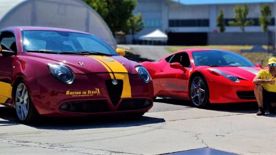 Drive a Ferrari 458 AND Alfa Romeo on a Race Track inc Video