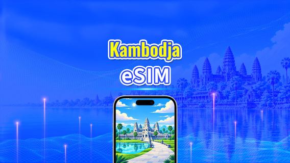 Kambodja 4G eSIM | Dubbla nätverk | Dagligt/totalt datapaket | 1–30 dagar | 24-timmars debitering | QR-kod