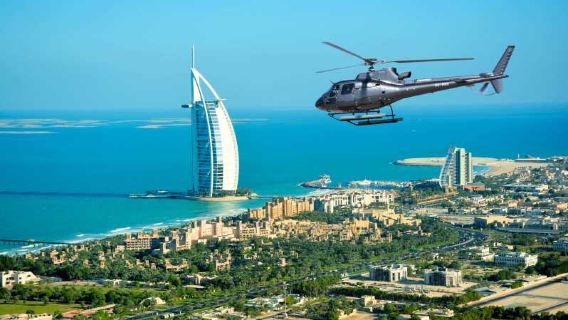 Excursions en hélicoptère à Dubaï - Volez depuis Atlantis
