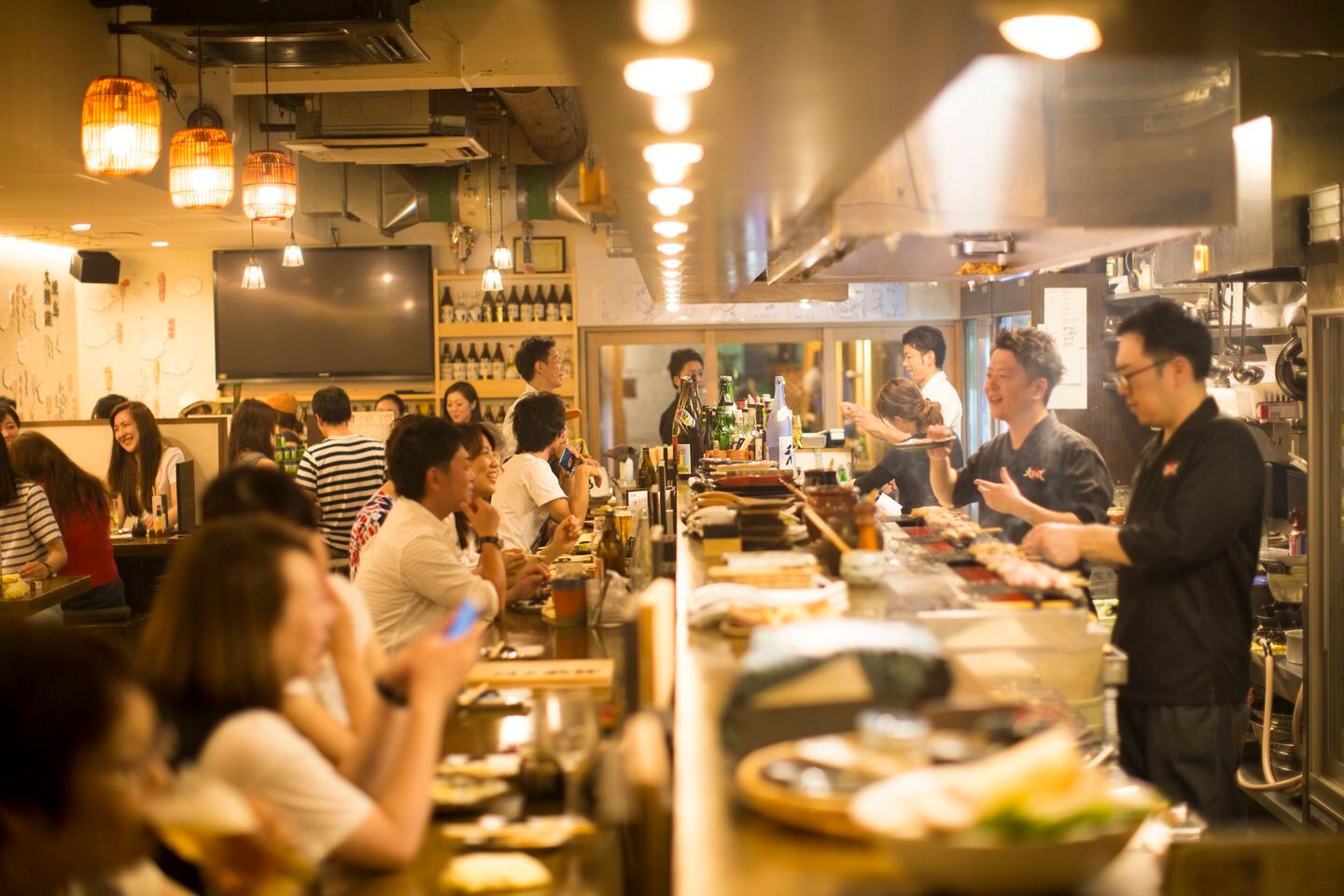 Authentic Yakitori Daimyo Hete - Choice of Grilled Chicken Skewers or Sashimi Package