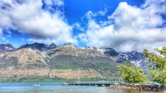新西蘭皇后鎮周邊格林諾奇小鎮天鵝湖潟湖一日遊