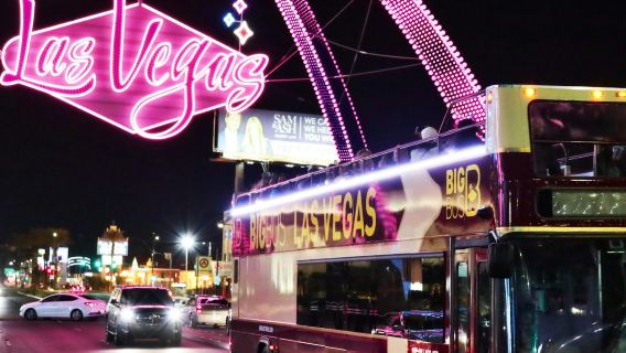 Las Vegas: Tour nocturno solo para adultos + bebida