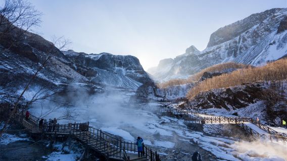 長白山景區一日遊【組合票，全價入場門票+巴士車票+旅遊班線車票來回（不含主峰）】多選項可選