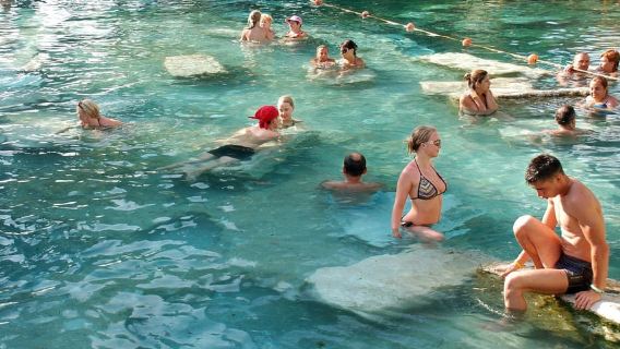 Fethiye: Pamukkale Day Trip w/Hot Air Balloon Ride