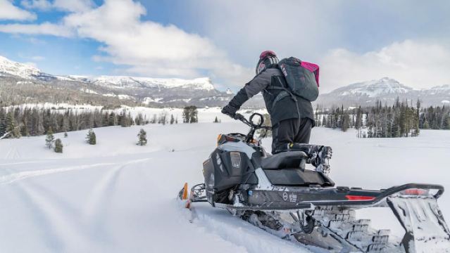 Jackson Hole: tour in motoslitta a Turpin Meadow