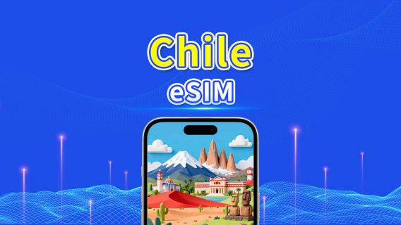 Chile eSIM | 4G | Tägliches/Gesamt-Datenpaket | 1-30 Tage | 24-Stunden-Abrechnung | QR-Code