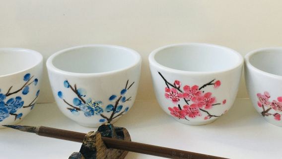 Chinese Teacups Painting Workshop