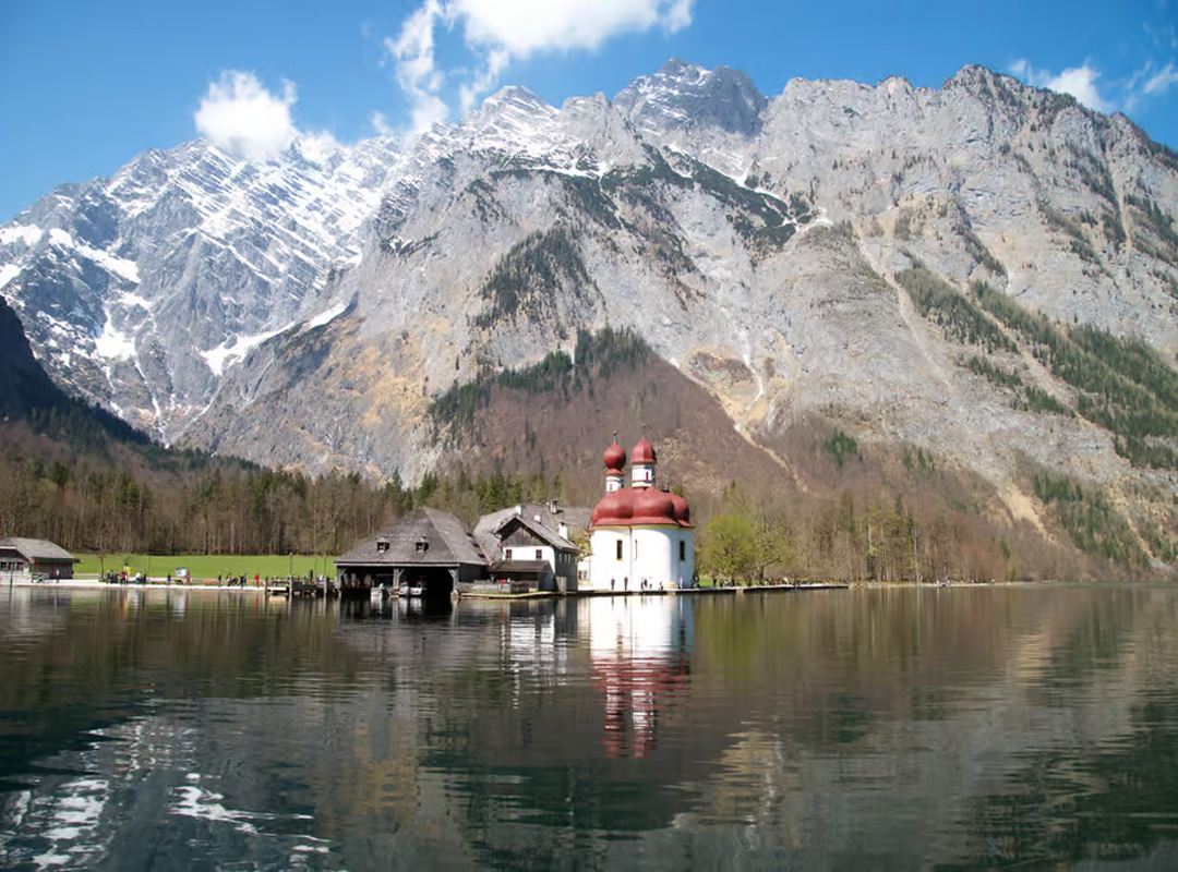 tour di un giorno al lago Königssee da Monaco di Baviera, Germania (crociera in barca/Obersee)