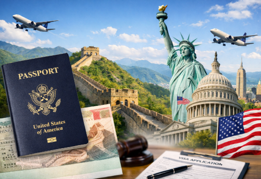 Chinese ten-year multiple L tourist visa application in the United States