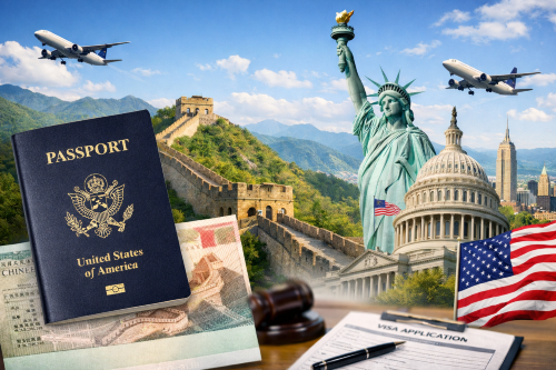 Chinese ten-year multiple L tourist visa application in the United States