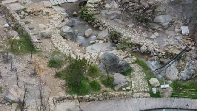 Danau Susu Gunung Berapi Bandung + Perkebunan Teh Pegunungan + Pemandian Air Panas Gunung Berapi + Jembatan Gantung Hutan + Kursi Gantung Sekali Jalan
