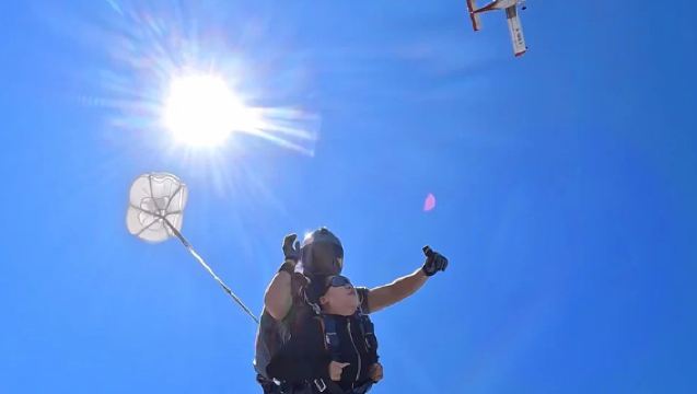 Qinhuangdao, Hebei - Pelancongan Terjun Udara Berdua 4000 Meter di Laut China [Jatuh Bebas 4000 Meter + Rakaman Profesional HD]