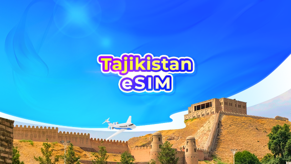 Tajikistan 5G eSIM | Daily package/data package | 1–30 days | 24 hr billing | QR code
