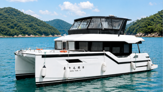 Location privée du yacht de luxe Oriental Pearl n°8 à Hong Kong (maximum 30 personnes)