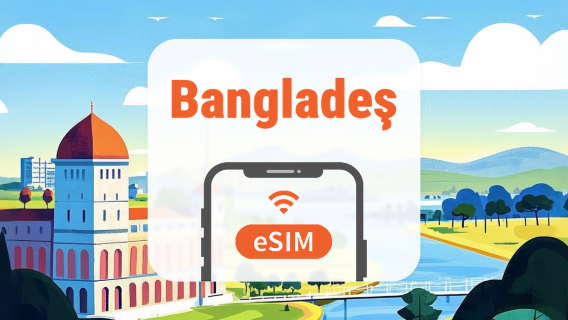 Bangladeş eSIM | Tüm AI Destekli | 1–30 Gün | QR Kod