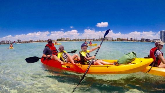 オーストラリア ゴールドコースト ビーチ体験ダイビング&シュノーケリング2時間【ウェーブブレイク島カヤック+シュノーケリングツアー】