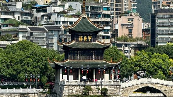 Excursión de un día en Guiyang con servicio en chino e inglés: Torre Jiaxiu, Templo Dongshan, Museo Provincial de Guizhou y Huaguoyuan
