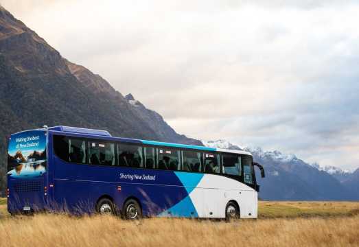 New Zealand South Island Sightseeing Bus Half-Day Tour (One-Way): Christchurch - Aoraki / Mount Cook / Aoraki / Mount Cook - Christchurch Full View...