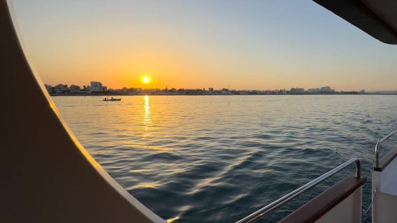 Larnaca: Sunset Cruise with a Glass of Wine