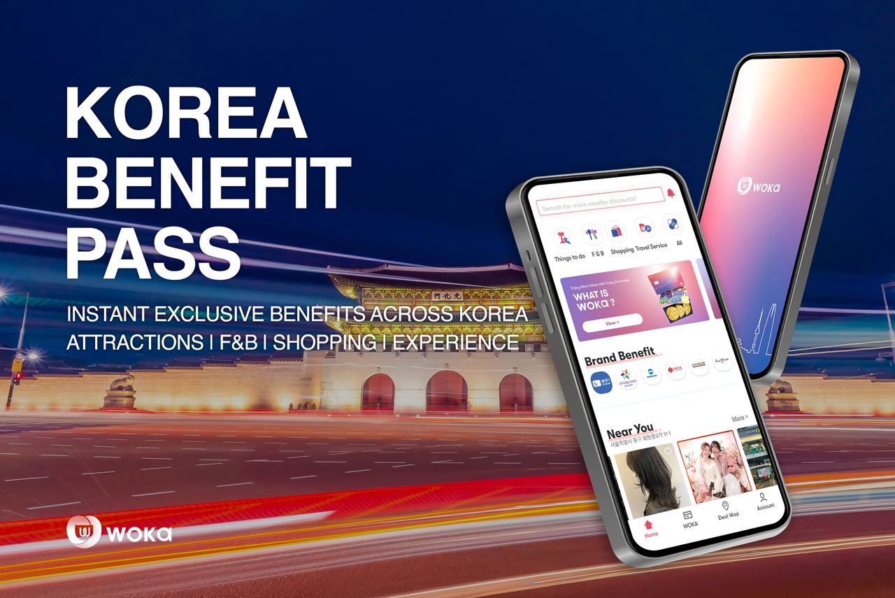 WOKA 한국 여행 할인 전자 멤버십 | 음식점·쇼핑·관광지에서 즉시 할인 | 60일 유효