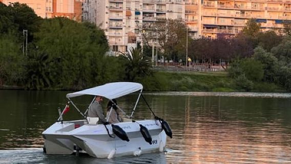 Seville from the River: Private ECO Ride, TAXI SHIP.