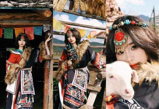 香格里拉建塘鎮のTripメモリー【チベット民族衣装の豊富な品揃え＋民族