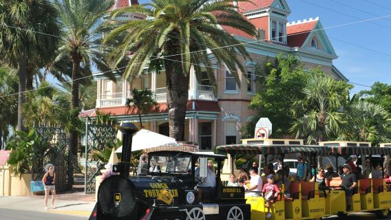 Tren turístico de las caracolas de Key West