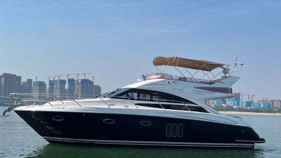 【海口遊艇租賃】英國進口品質之選｜華彩海口灣戴維斯號50英尺遊艇，包船出海盡攬風光