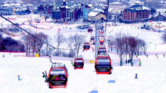 Songhua Lake Ski Resort 1-Day Tour [Private Tour with City Transfers, Includes 1-hr Ski Lesson]