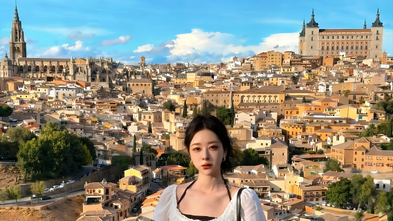 Madrid Hin- und Rückfahrt: Tagesausflug nach Segovia + Toledo, Burg und Kathedrale